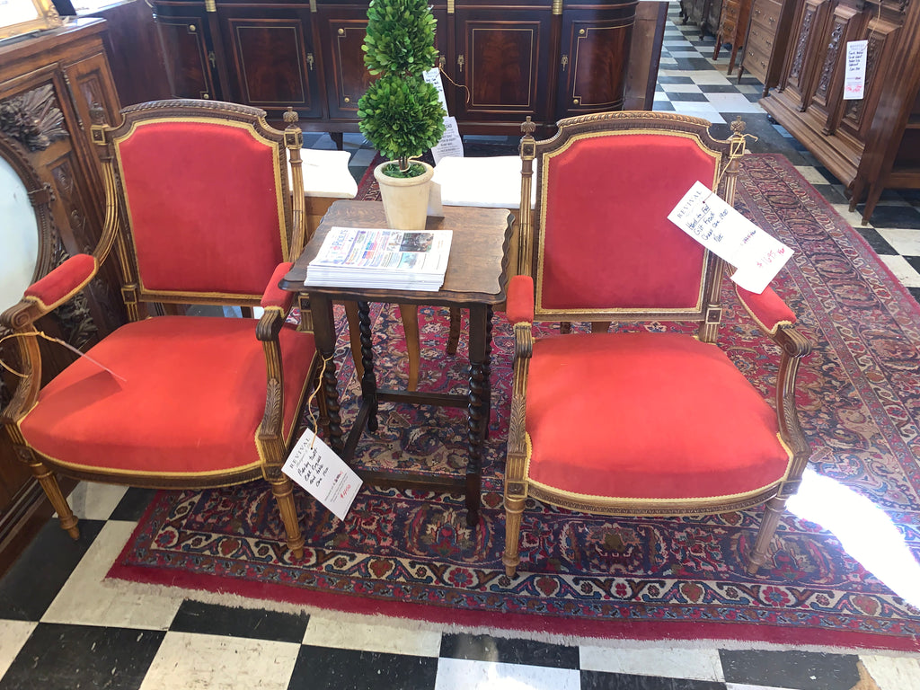 Hard To Find Gilt French Chairs  c.1900