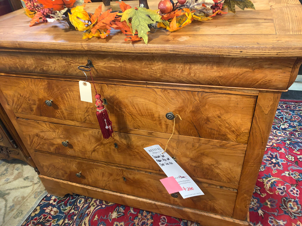 Fabulous Louis Philippe Style Oak Chest c.1900