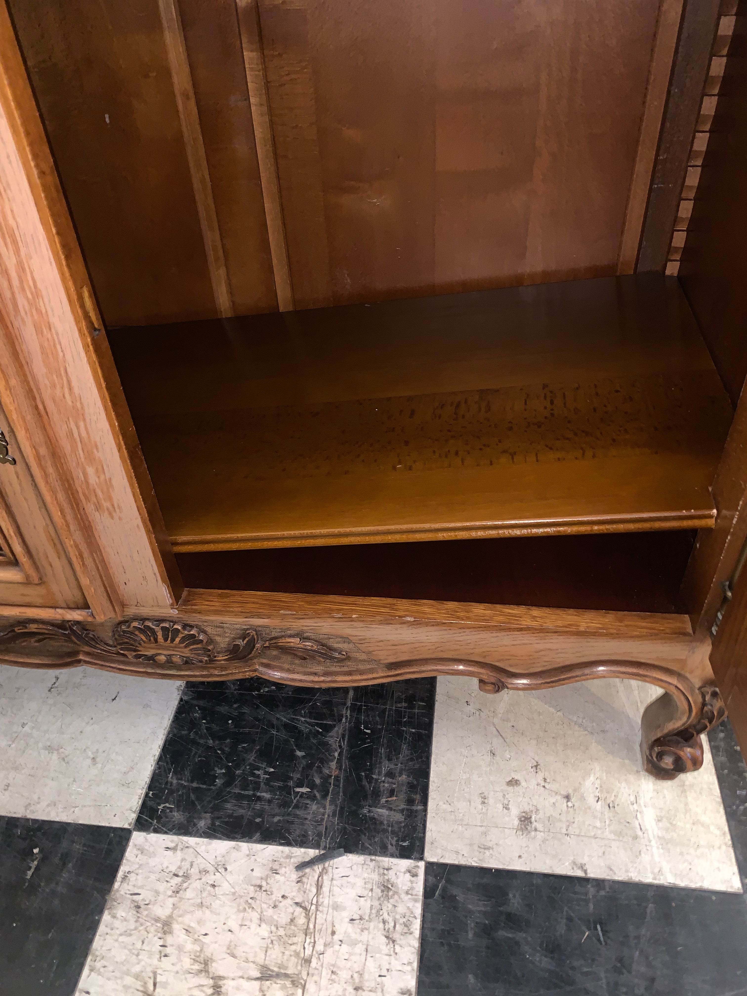 Hard to Find Medium Size French Sideboard in Cherry  c.1930s
