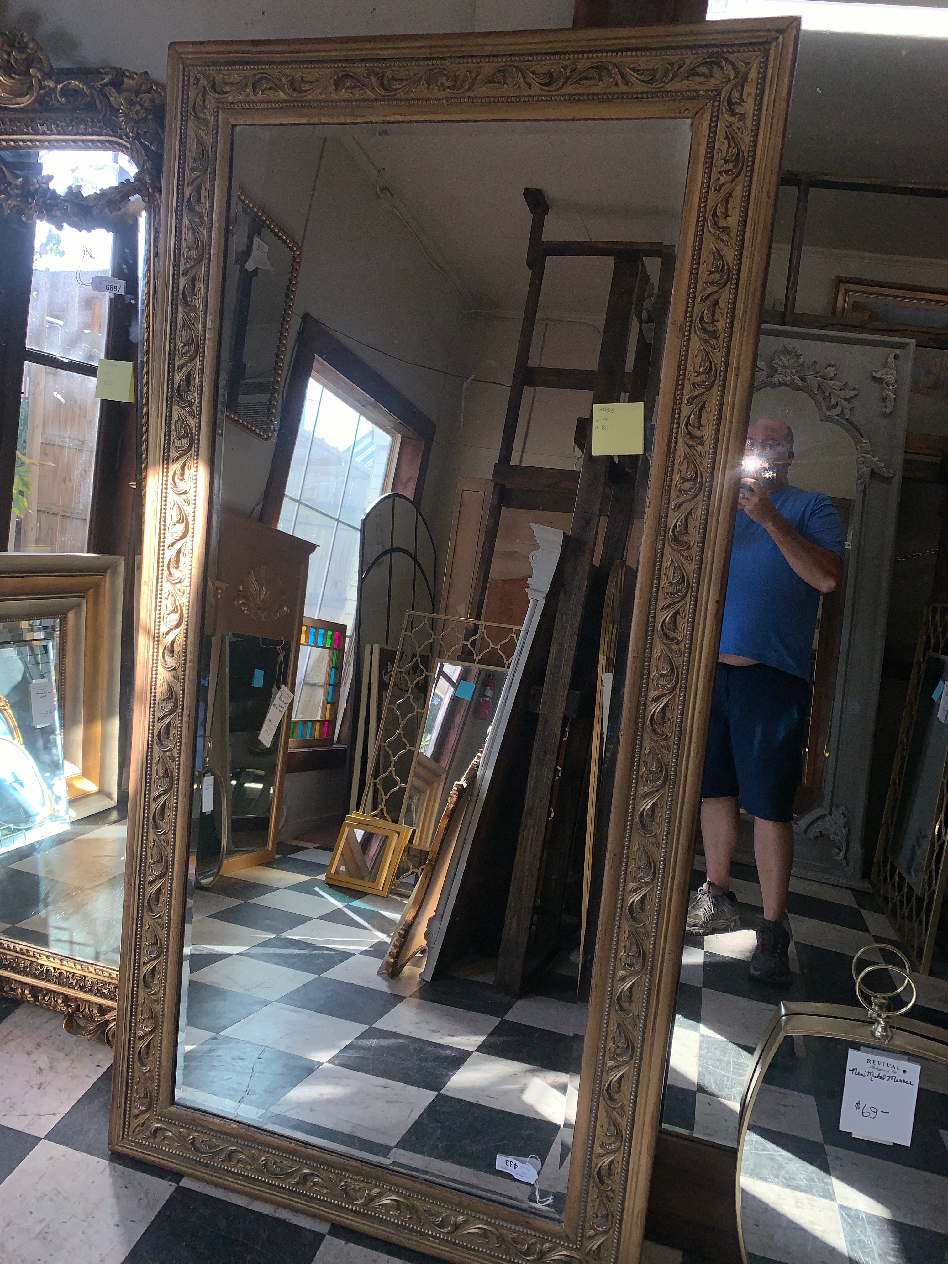 New Reproduction Gilt Mirror
