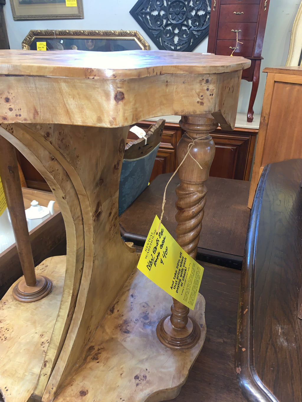 New Birds Eye Maple Console