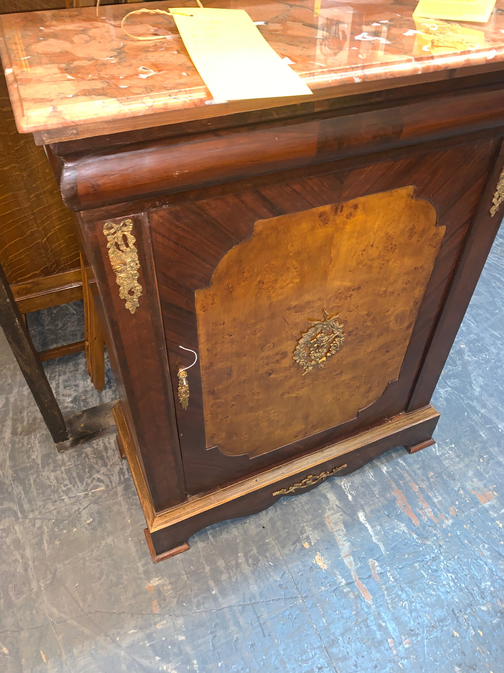 New Reproduction Marble Top Console