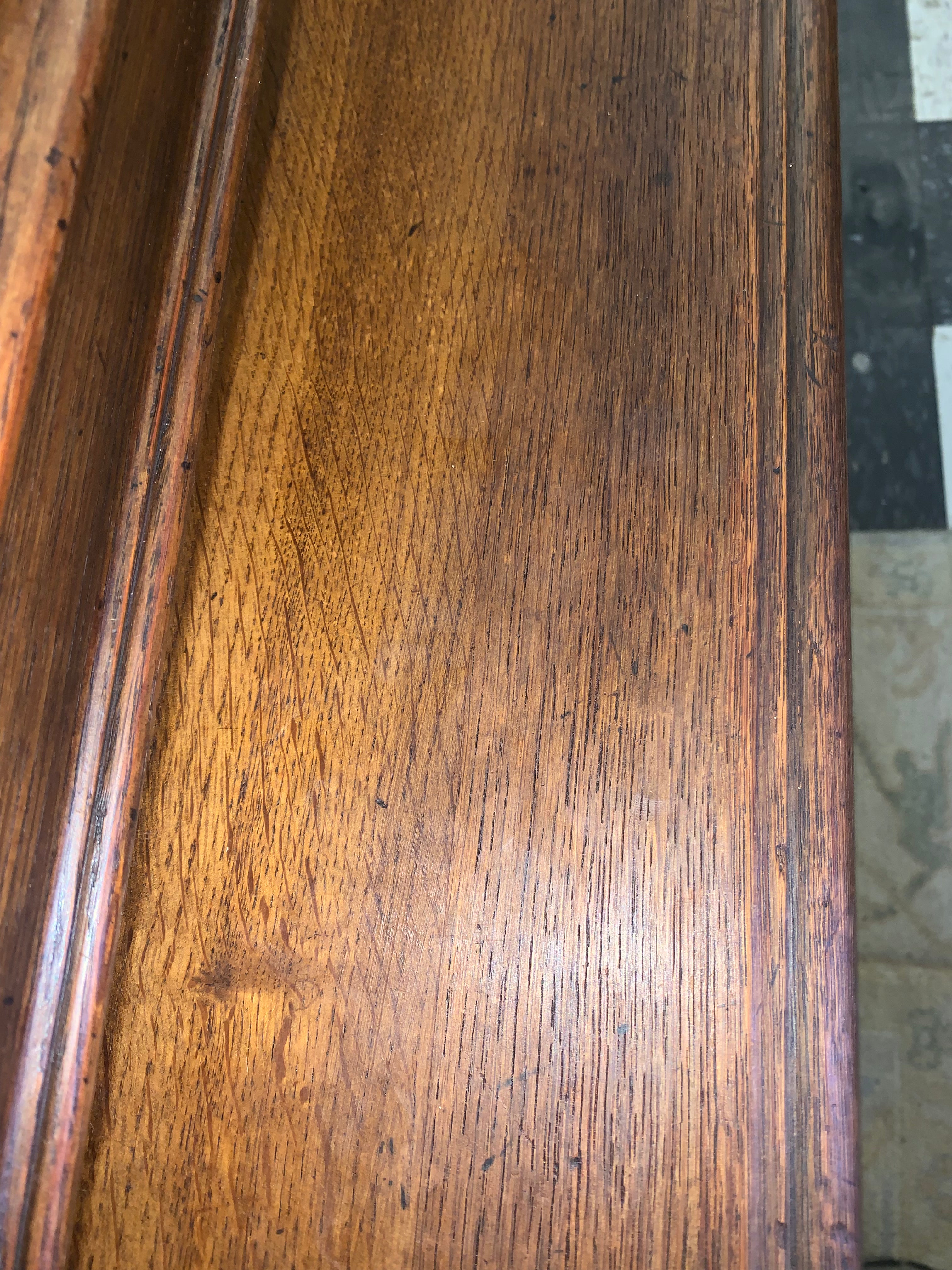 Very Hard To Find French Buffet du Corps Cabinet Dark Oak  c.1900