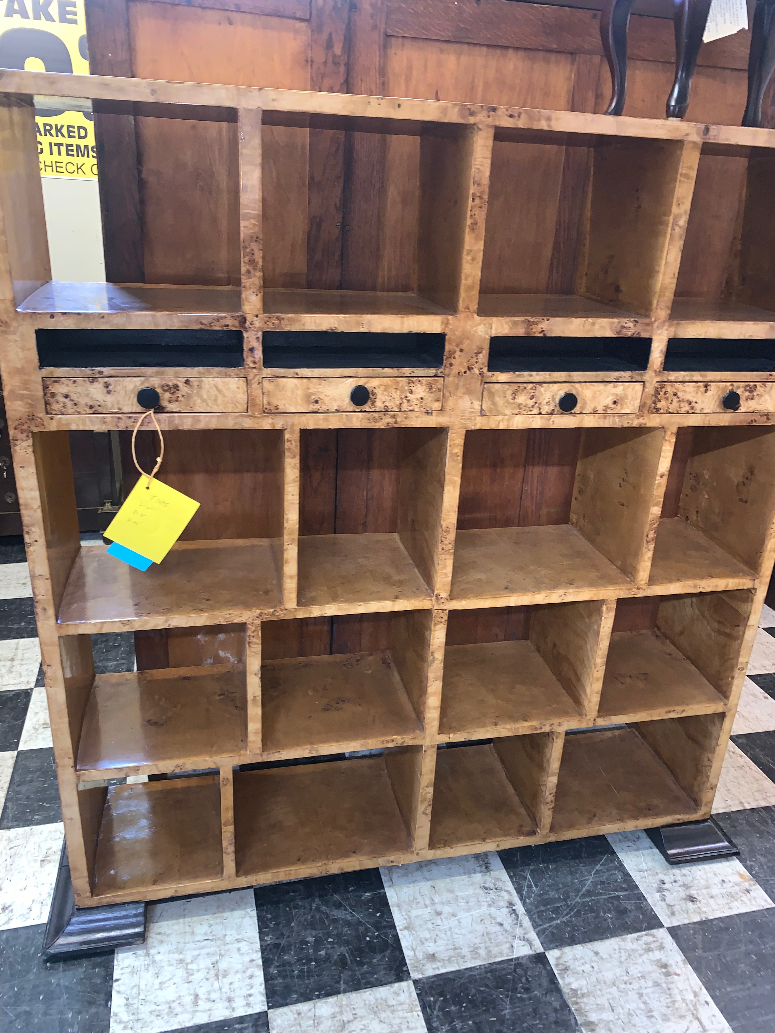 New Birds Eye Maple Modern Bookshelf