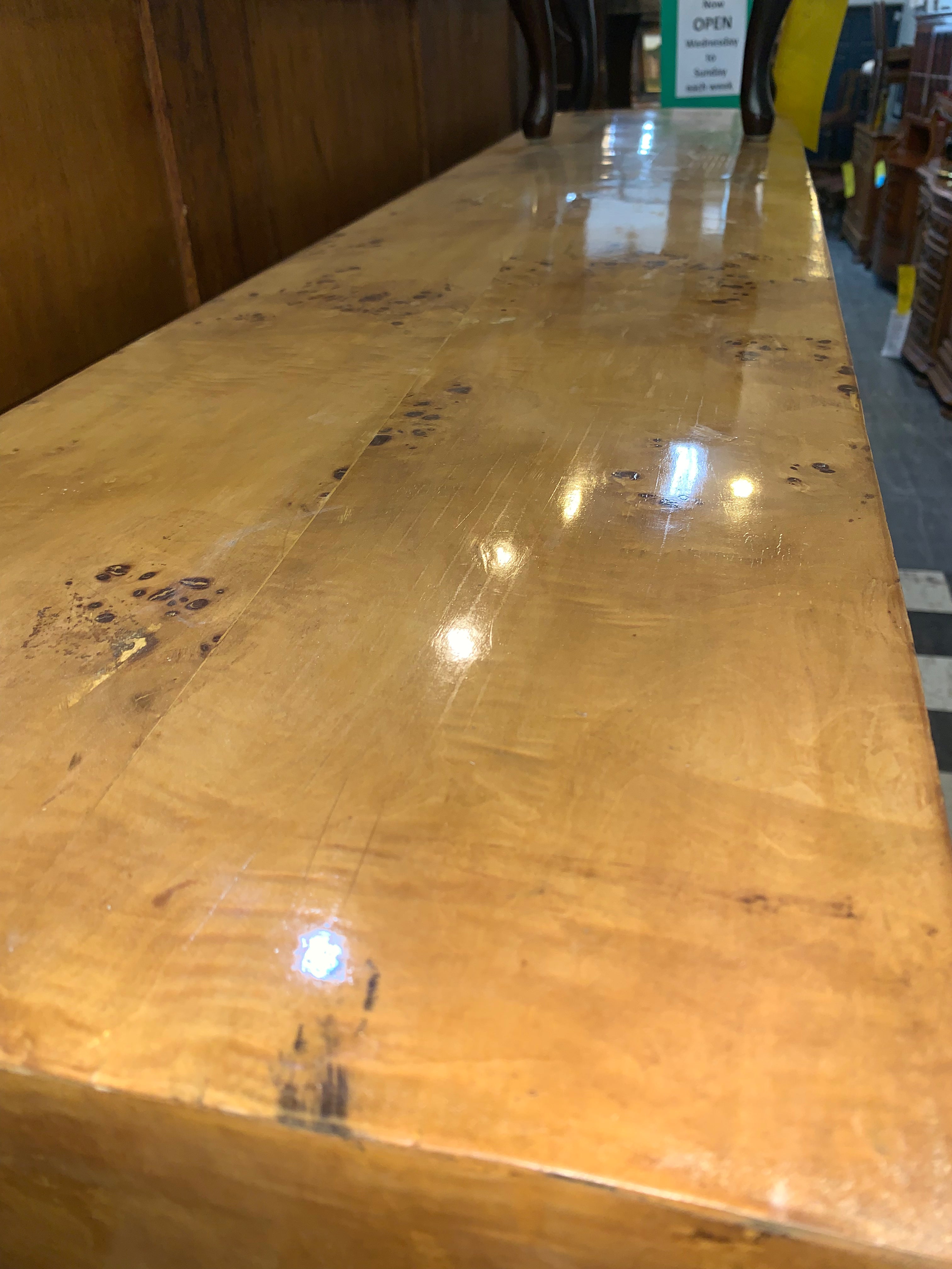 New Birds Eye Maple Modern Bookshelf