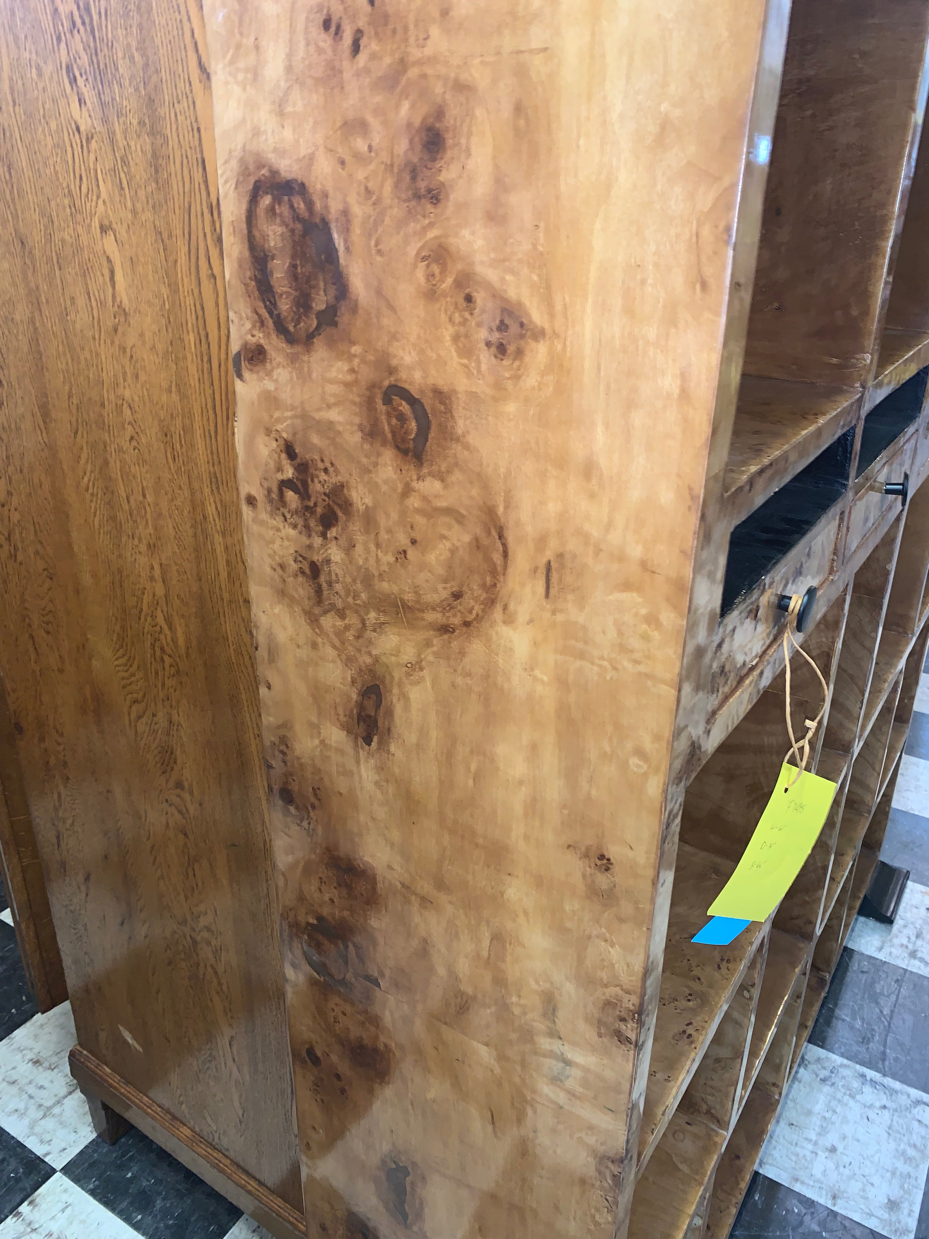 New Birds Eye Maple Modern Bookshelf