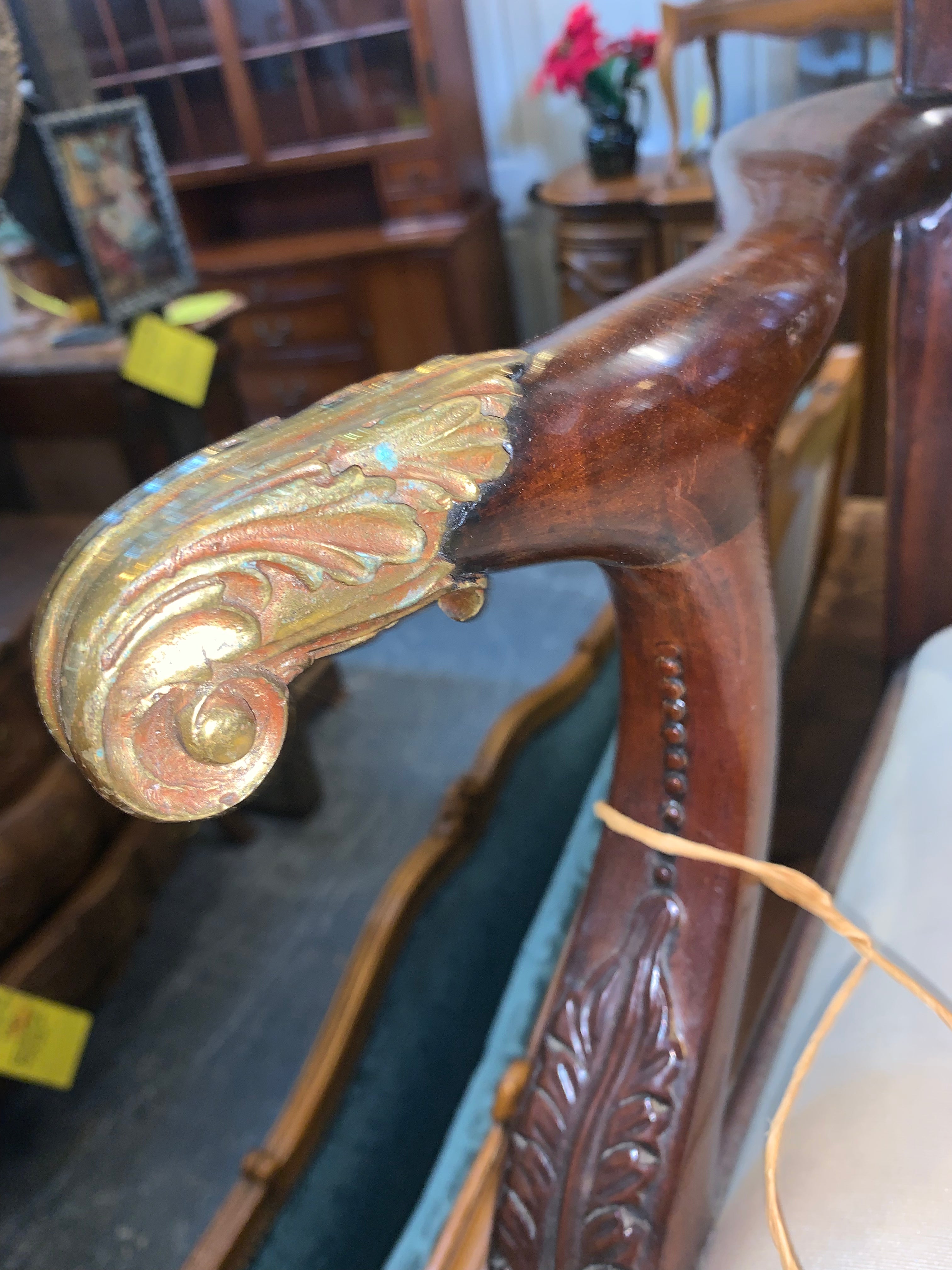 Pair High End Mahogany Chairs