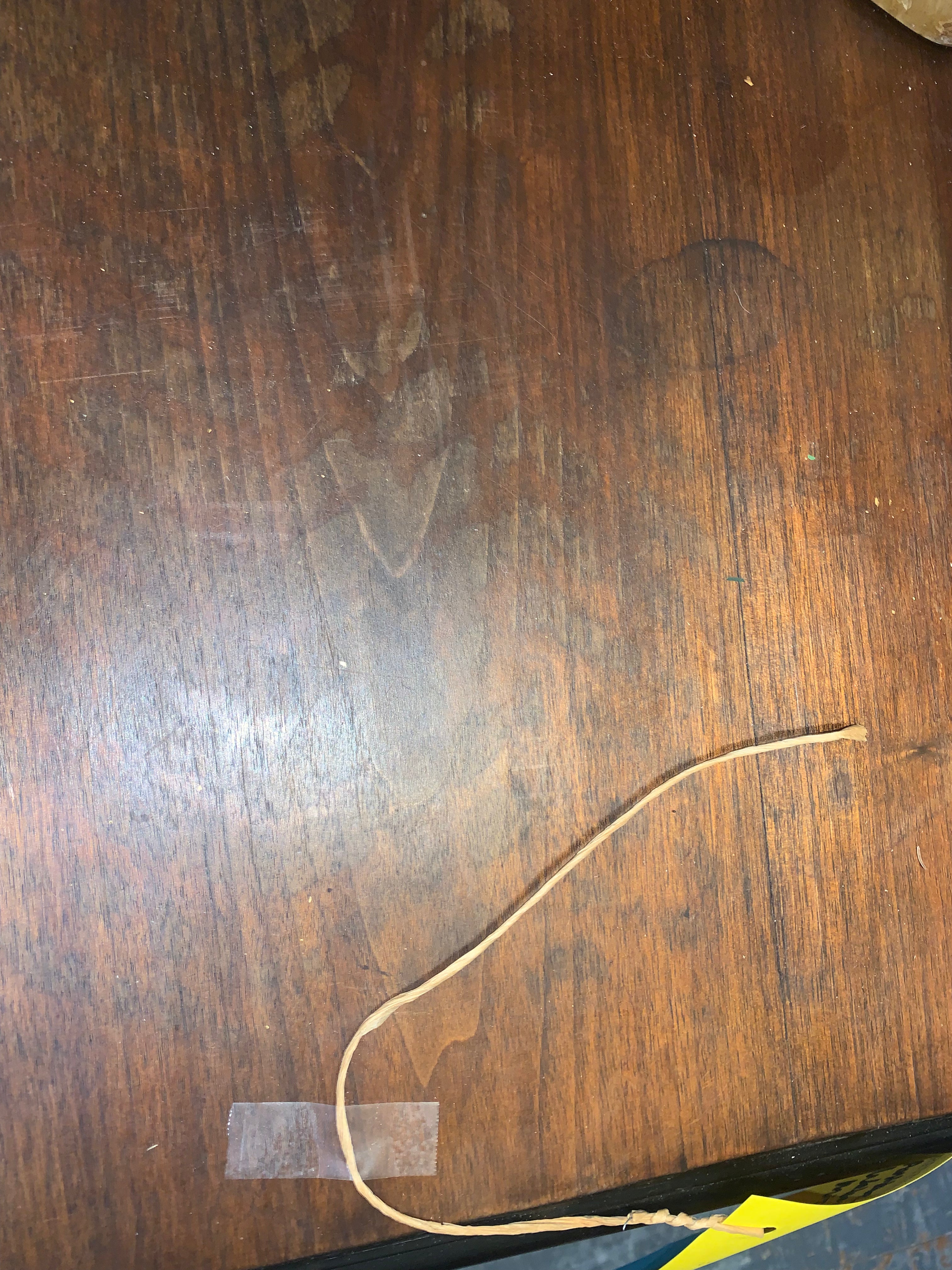 Antique French Walnut Cabinet missing glass pane