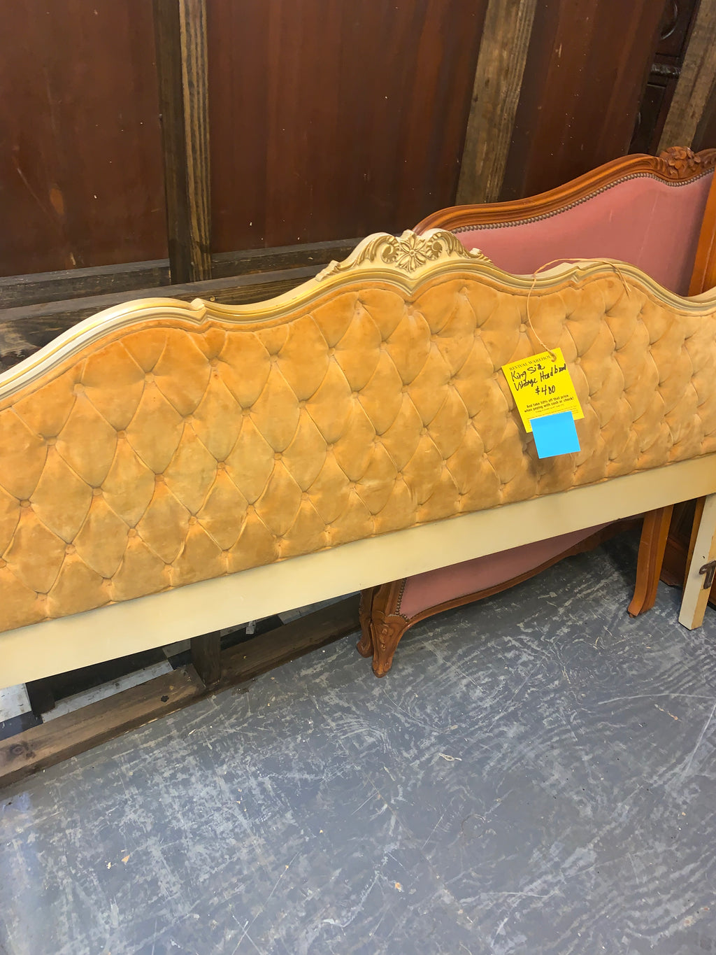 King Size Vintage Headboard