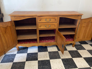 Country French Carved Cherry Sideboard C. 1920s