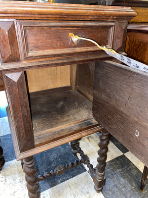 French Marble Topped Bedside Cabinet C. 1900