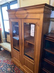 Cherry Louis Philippe French Library Cabinet C. 1930s