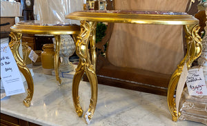 Pair of New Marble Top Tables from France
