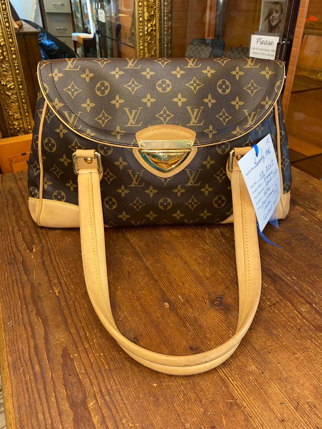PreOwned Louis Vuitton Neverfull MM Monogram Tote  QVCcom