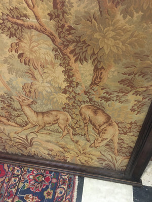 Large French Oak Framed Tapestry C.1920s