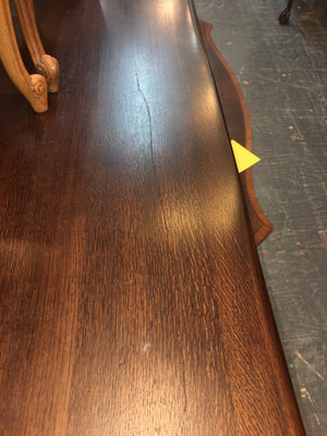 VINTAGE FRENCH FARM TABLE WITH SCRATCHES