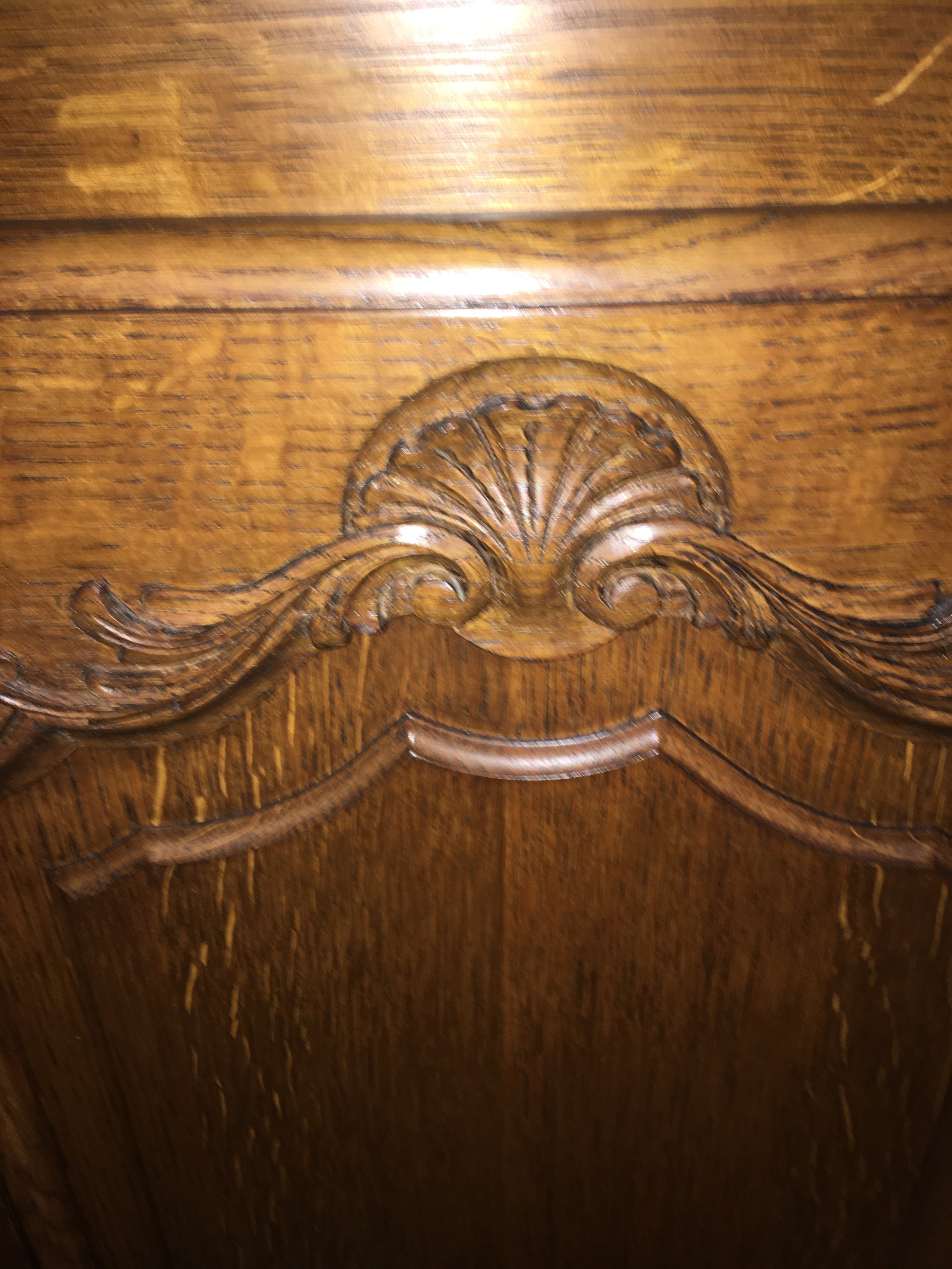 Vintage French Country Oak Sideboard c.1950s