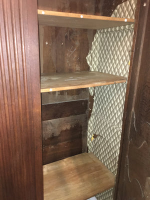 Louis XIV Style Oak Double Door French Armiore  c.1930s