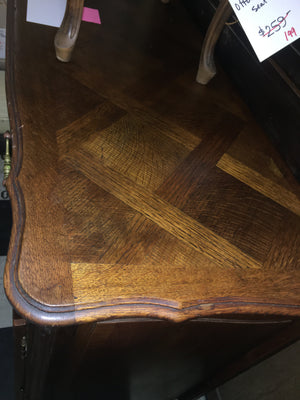 Hard to Find Medium Size French Oak Sideboard c.1940s
