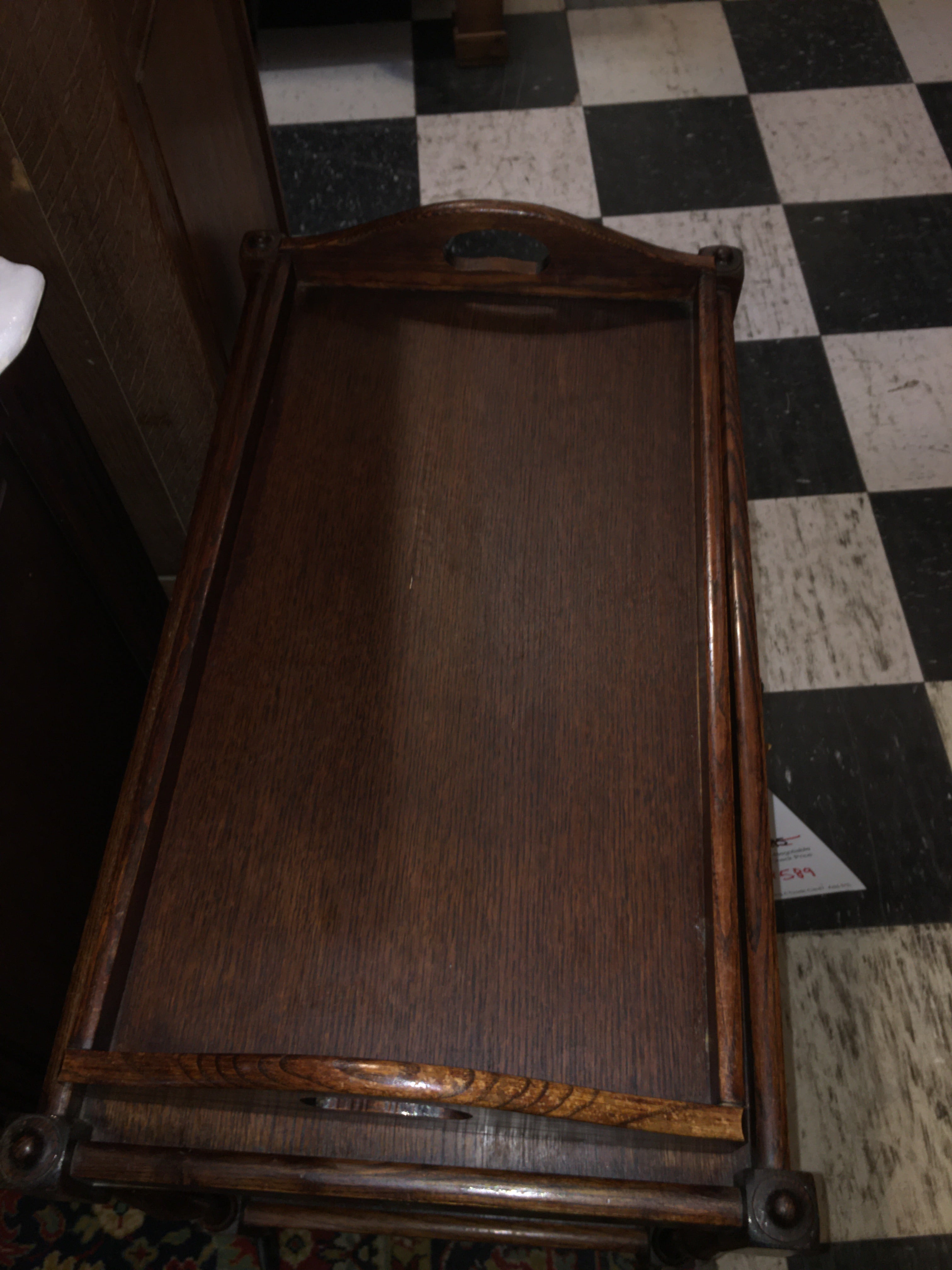 English Serving Trolley With Lift Off Tray  c.1920s