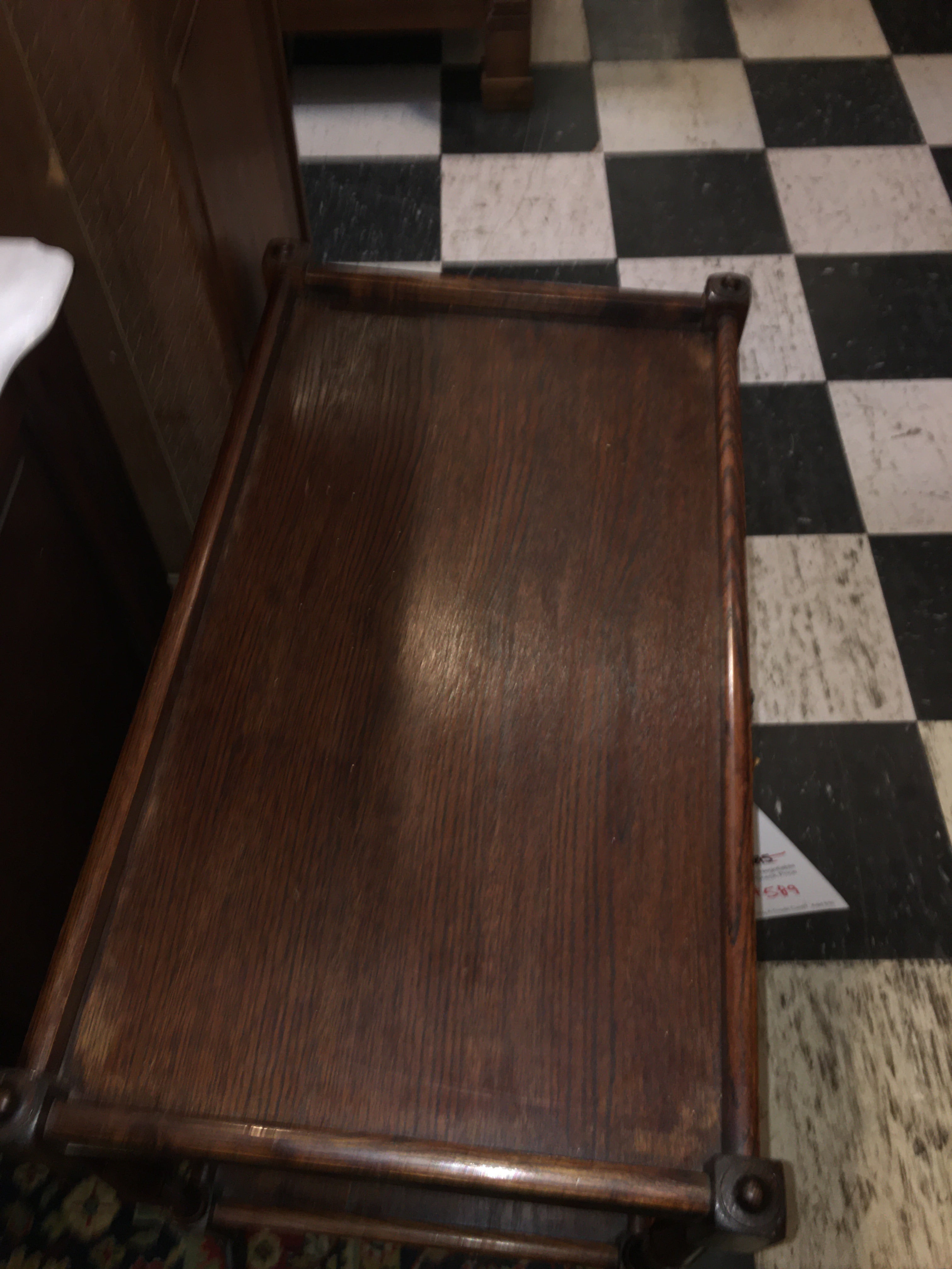 English Serving Trolley With Lift Off Tray  c.1920s