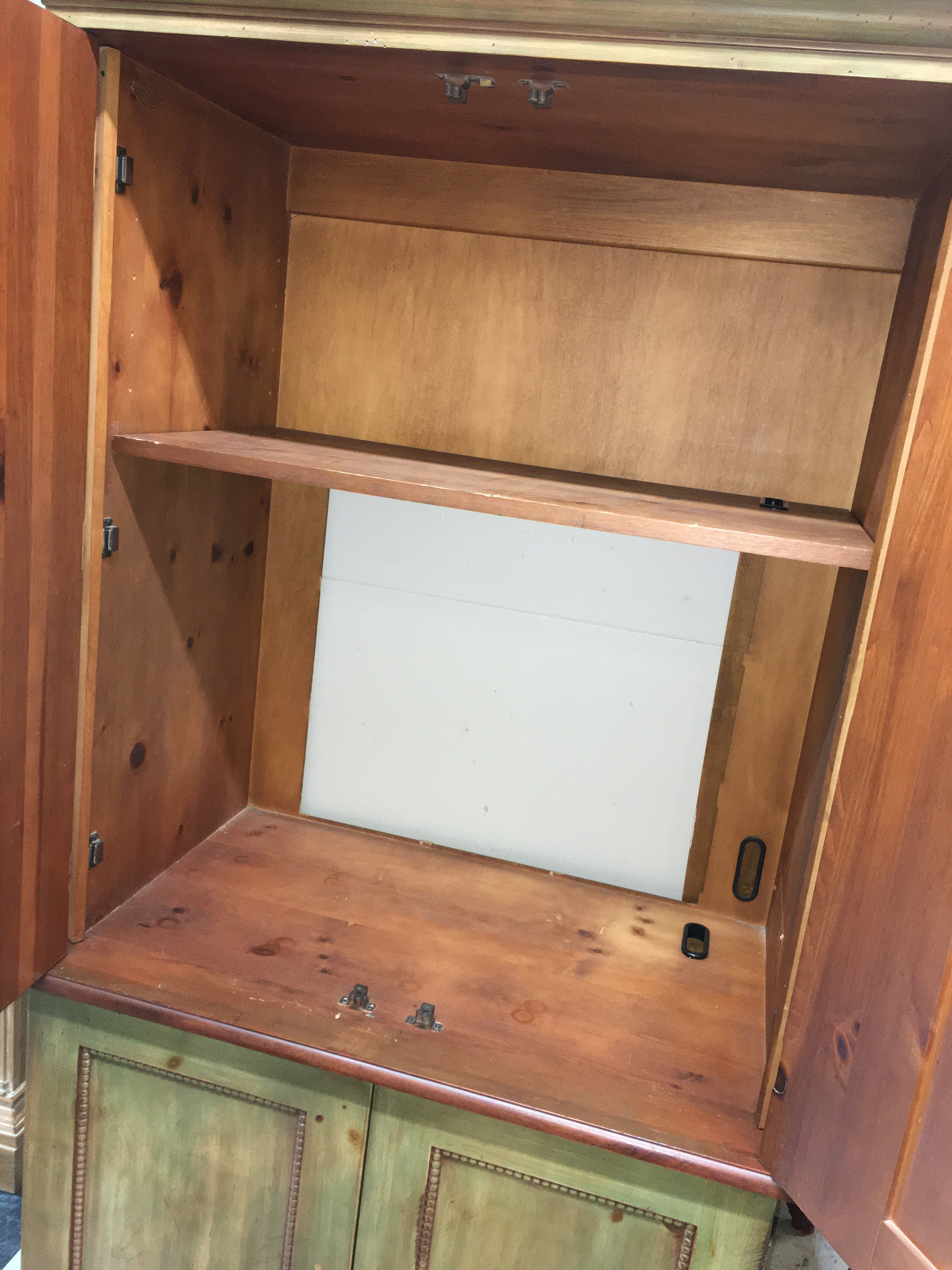 TV CABINET MAKES A GREAT BAR CABINET