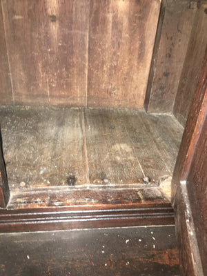 RENAISSANCE STYLE CARVED OAK COURT CUPBOARD c.1900