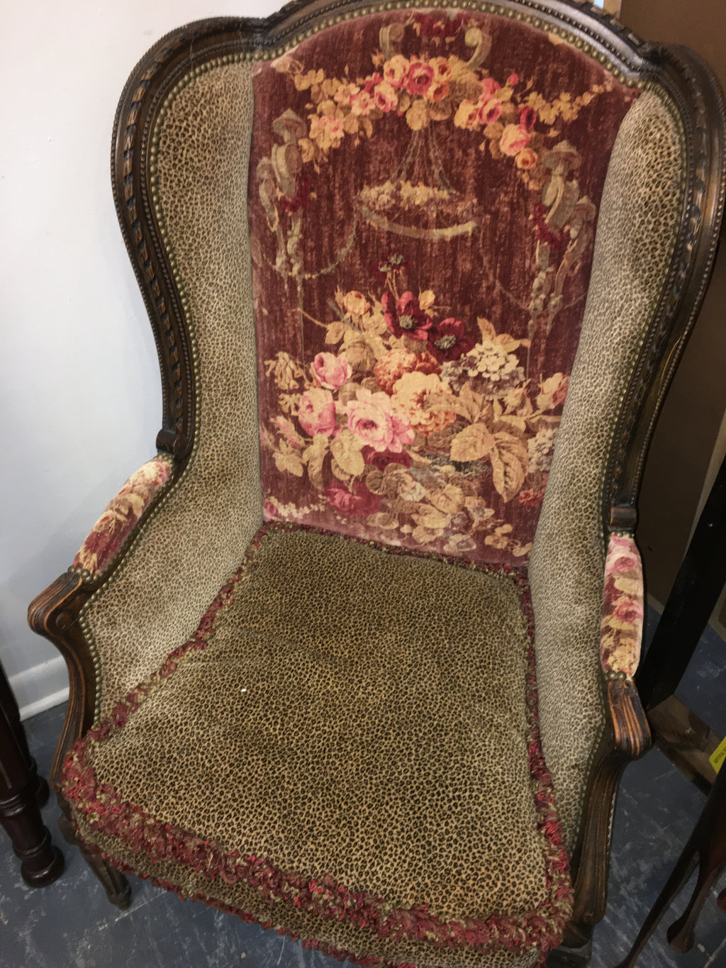 FRENCH BERGERE CHAIR