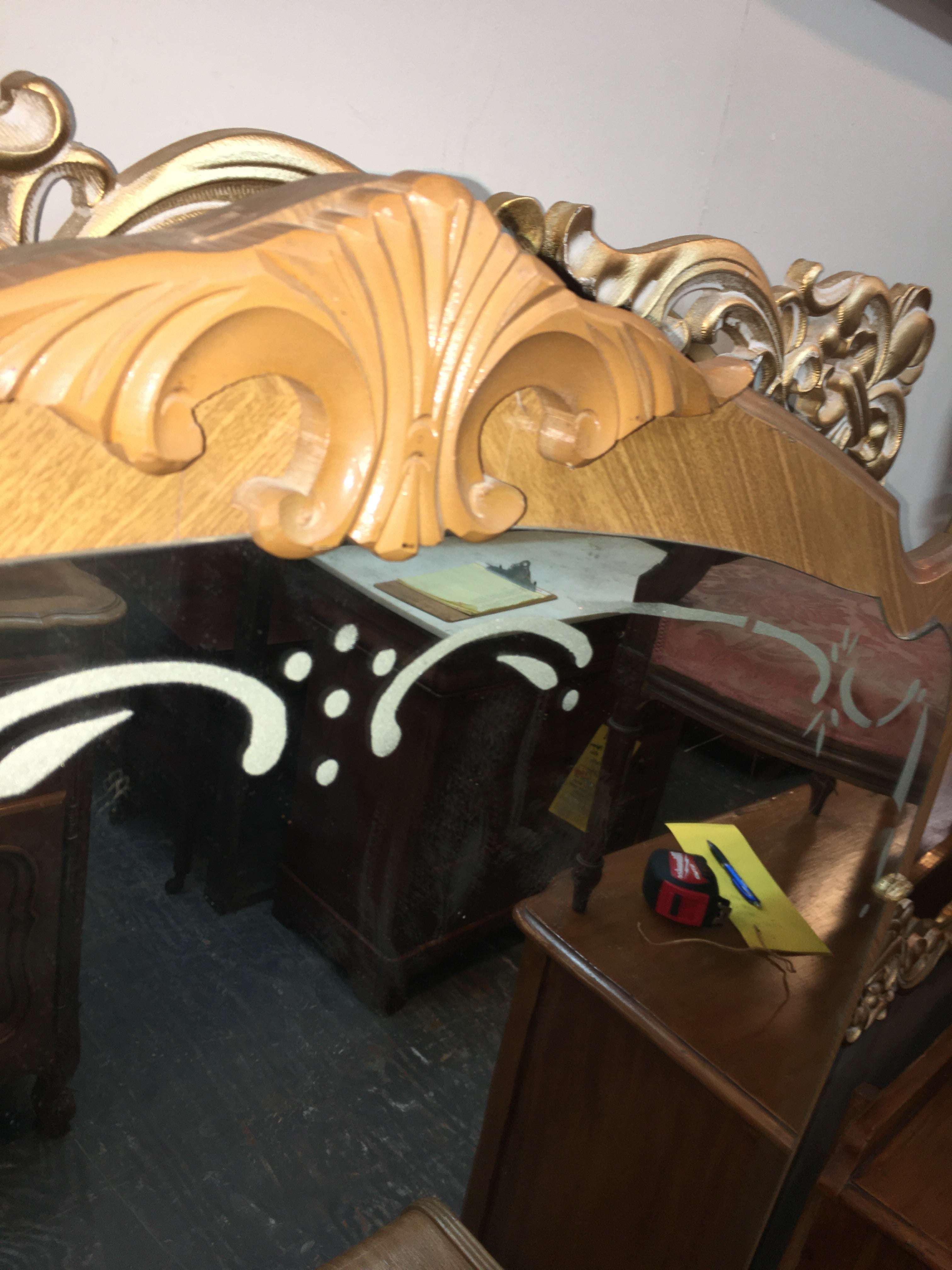 AMERICAN MIRROR BACK DRESSER