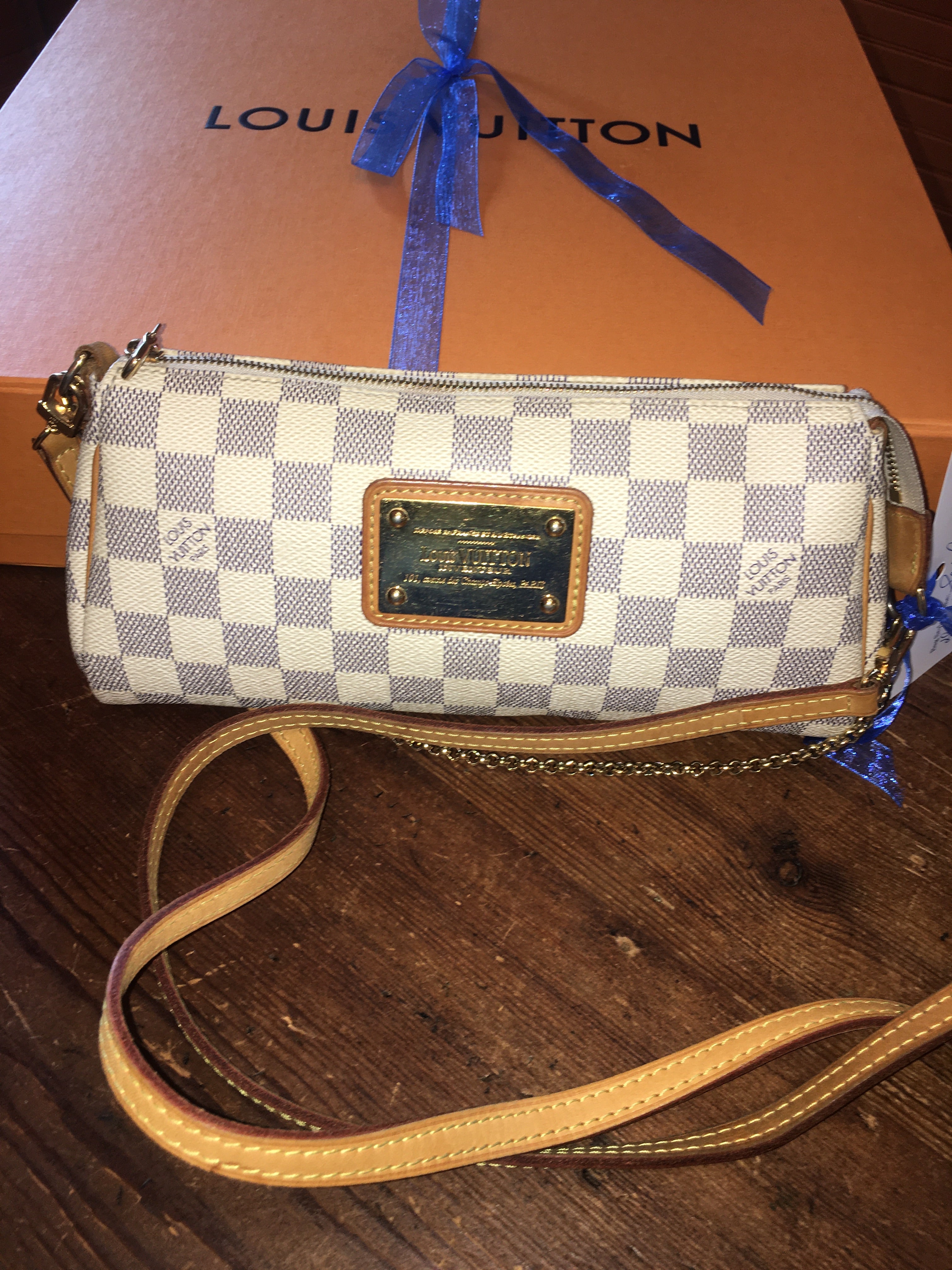 Sophie Damier Azur Crossbody