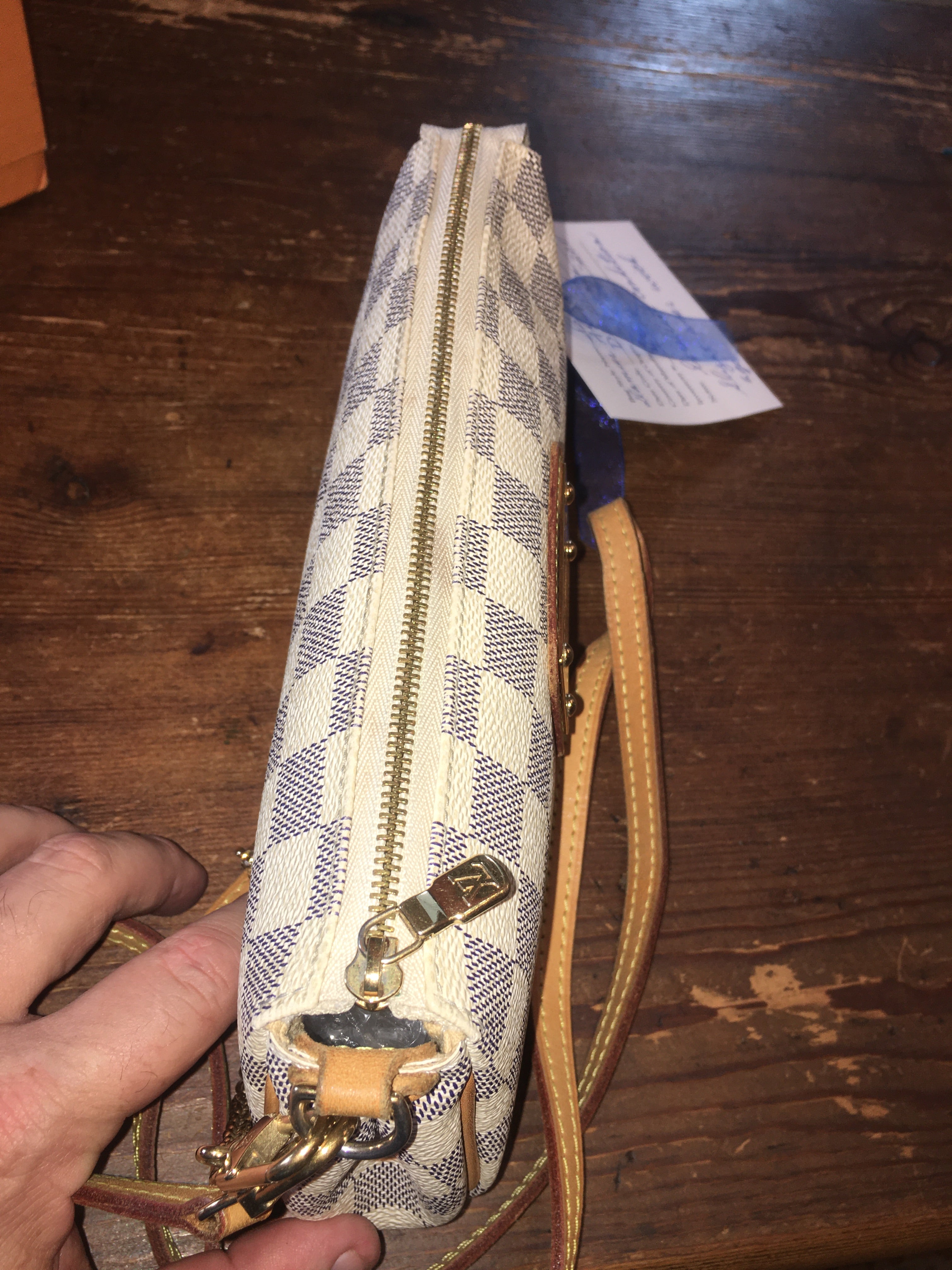 Sophie Damier Azur Crossbody