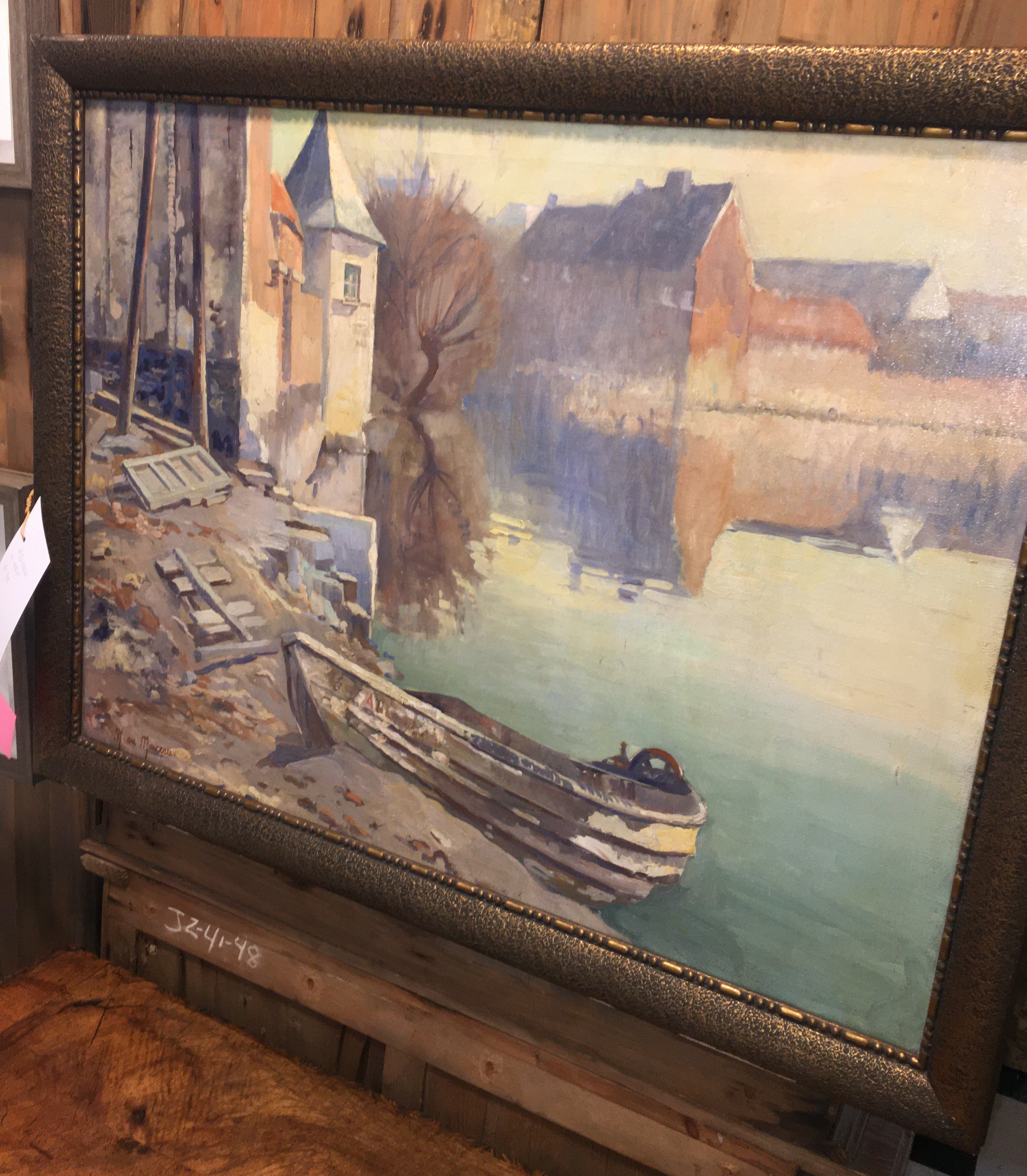 AMAZING ANTIQUE BELGIAN PAINTING