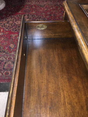 Matched Pair Designer Brand Marge Carson Marble Top Bedside Chest c.1990s