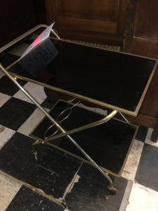 French Brass Mid Century Bar Cart HARD TO FIND