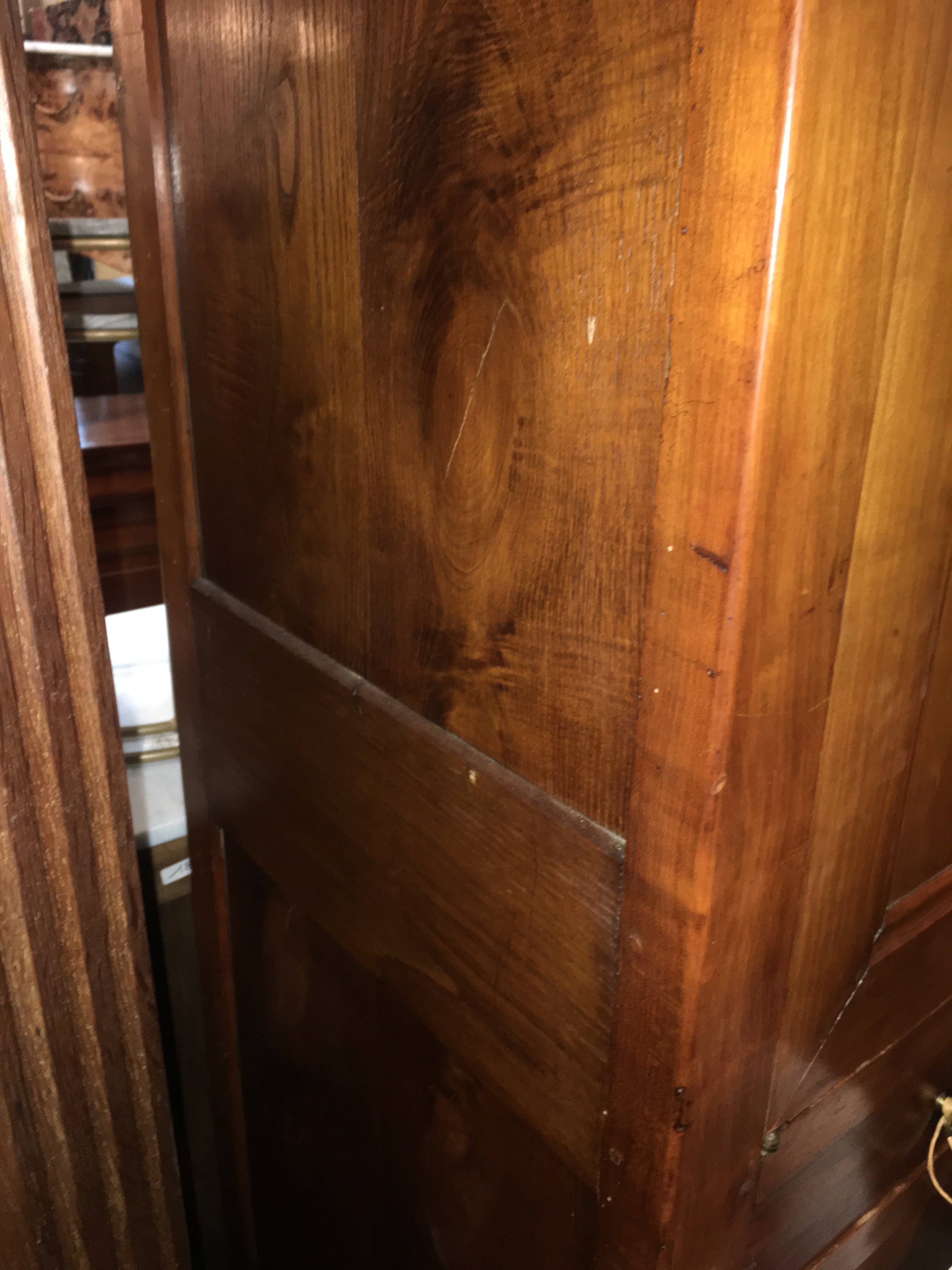 Unusual French Antique Cherry Cabinet  c.1880
