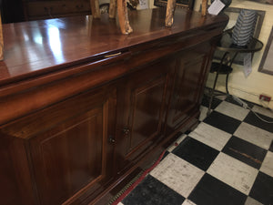 Vintage French Louis Philippe Fruitwood Sideboard  c.1960s