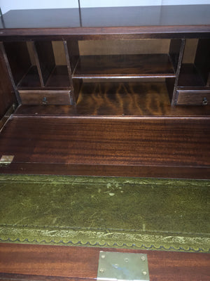 Vintage English Mahogany Drop Front Desk