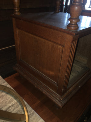 Near Pair Of French Marble Top Bedside Cabinets  c.1900
