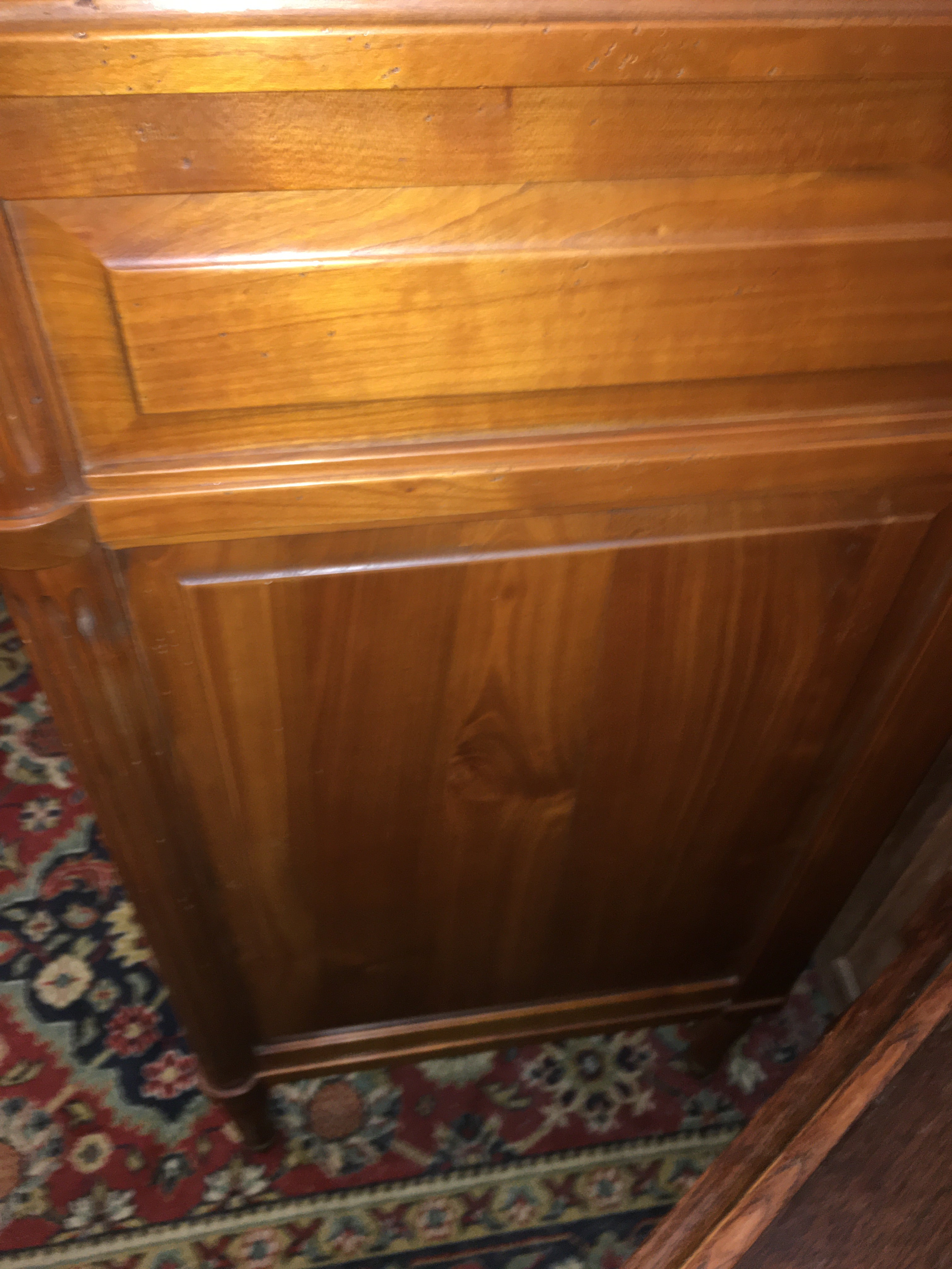 French Fruitwood Directive Style Sideboard  c.1920s