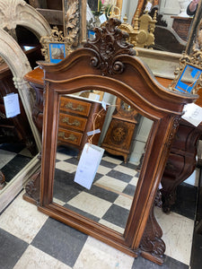 French Walnut Mirror