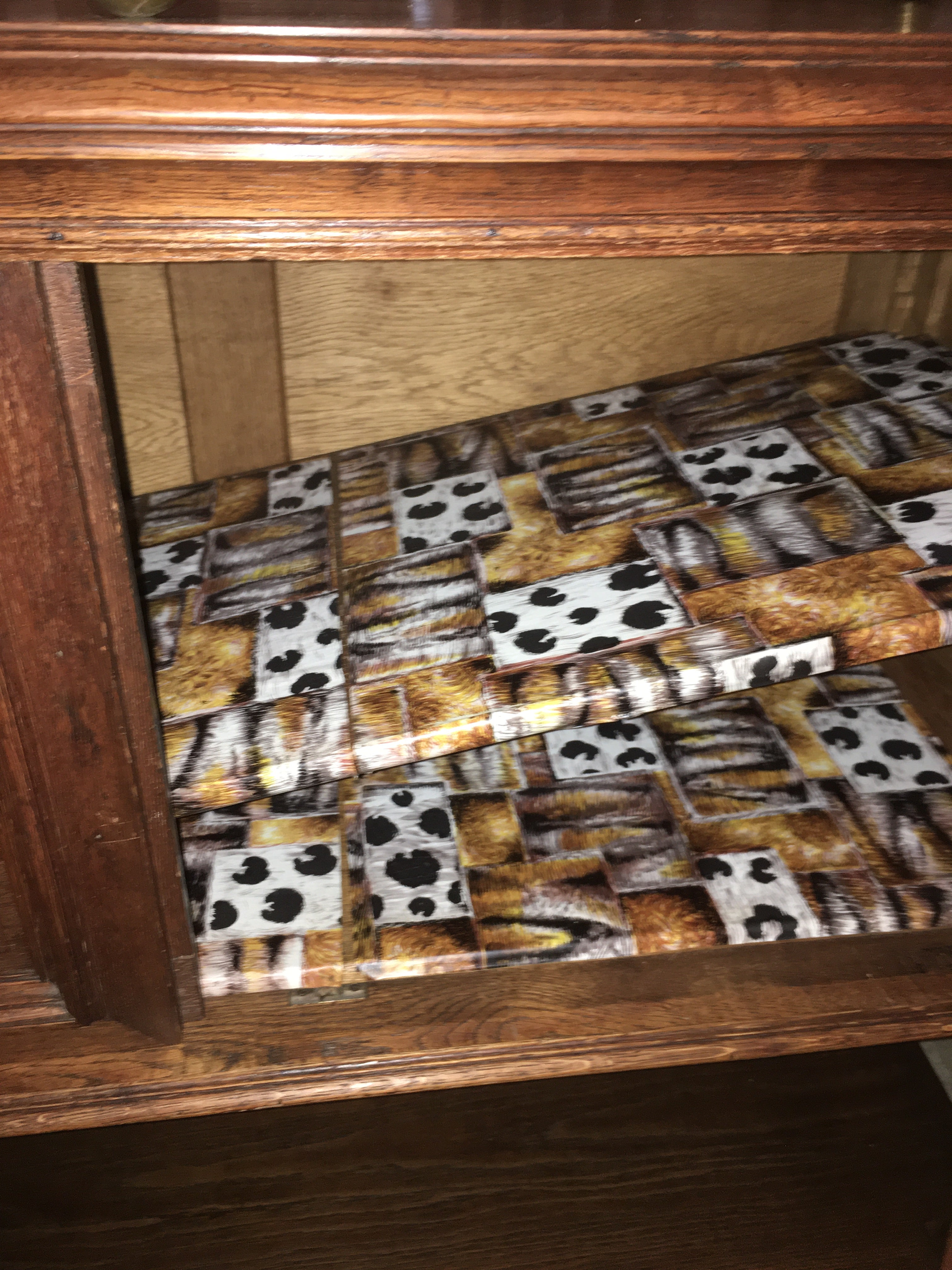 PETITE FRENCH OAK SIDEBOARD  c.1930s