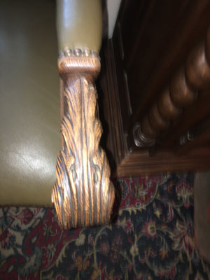 PAIR FRENCH OAK CAPTAINS OR ARM CHAIRS  c.1920s