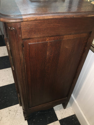 HARD TO FIND MEDIUM SIZE COUNTRY FRENCH DARK OAK SIDEBOARD  c.1920s