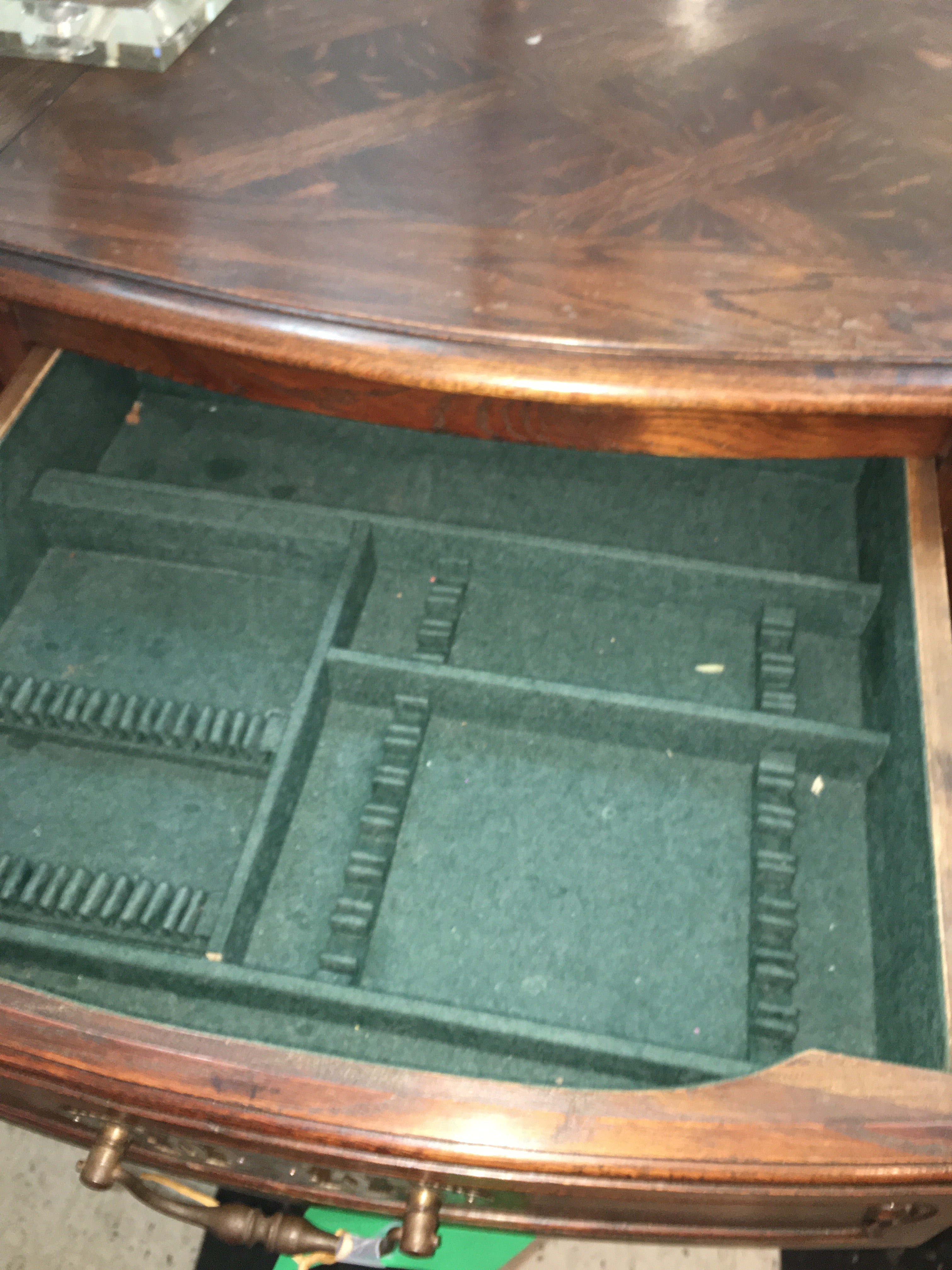 HARD TO FIND MEDIUM SIZE COUNTRY FRENCH DARK OAK SIDEBOARD  c.1920s