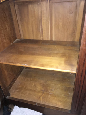 HARD TO FIND MEDIUM SIZE COUNTRY FRENCH DARK OAK SIDEBOARD  c.1920s