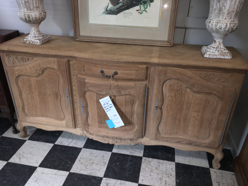 SUPER RARE HARD TO FIND FRENCH BLEACHED SIDEBOARD  c.1920s
