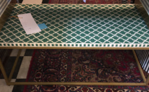 NEW DESIGNER INLAID BONE COFFEE TABLE