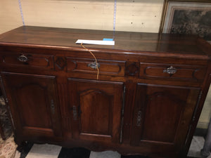 FRENCH ANTIQUE WALNUT SIDEBOARD  c.1870s