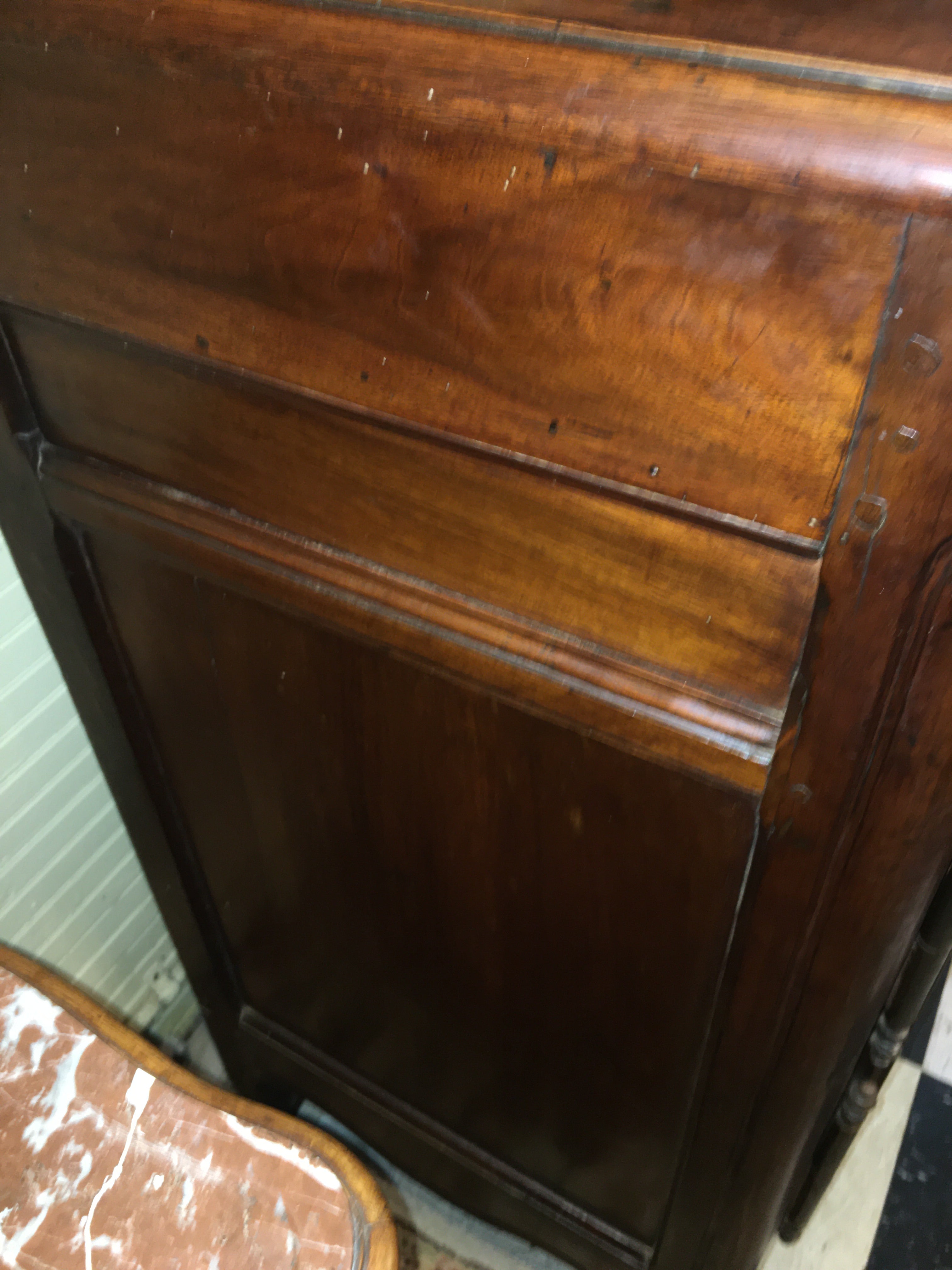 FRENCH ANTIQUE WALNUT SIDEBOARD  c.1870s