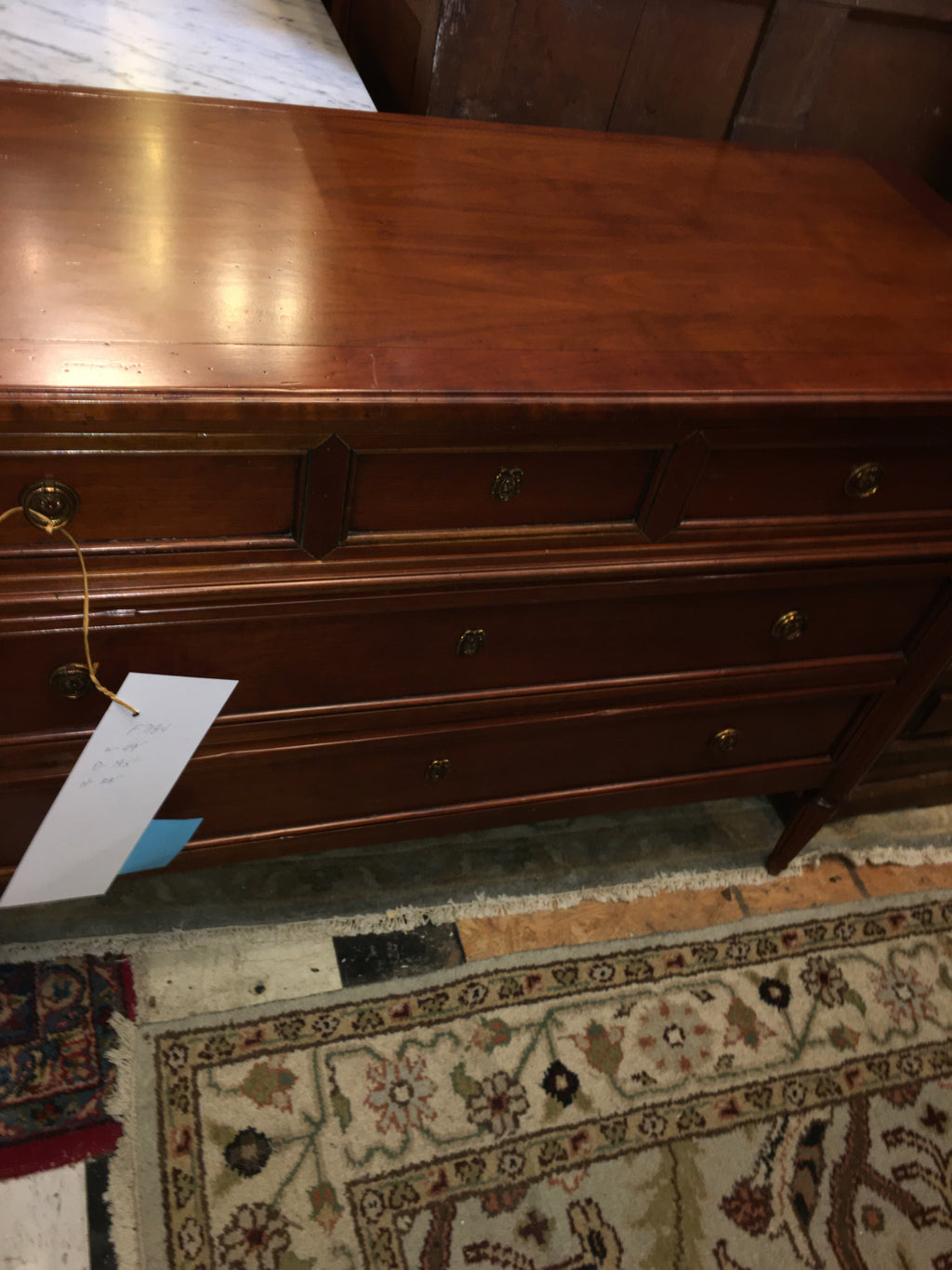 FRENCH FRUITWOOD LOUIS XVI CHEST  c.1930s